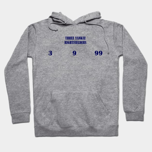 YANKEE HOME RUN KING RIGHTFIELDERS DESIGN Hoodie by Bleeding Yankee Blue